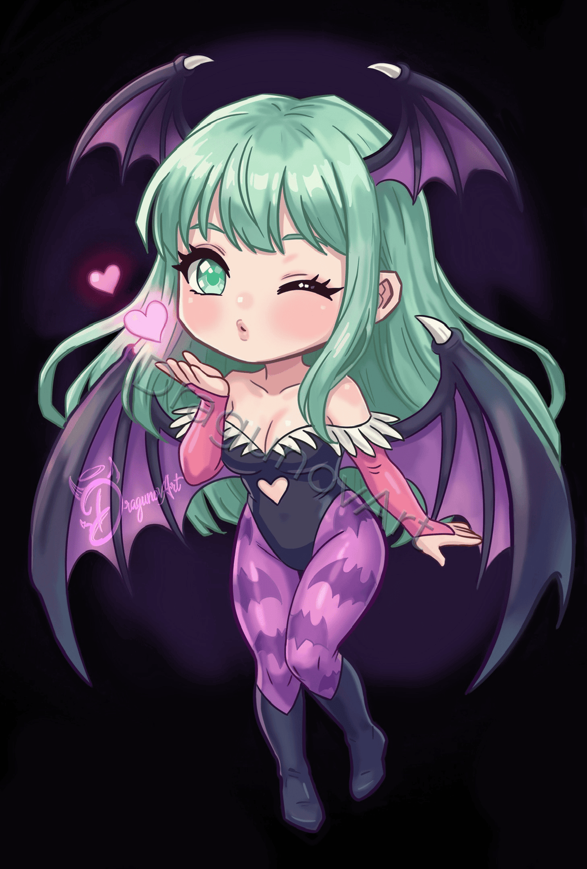 Morrigan_Aensland_Chibi_DragunovArt