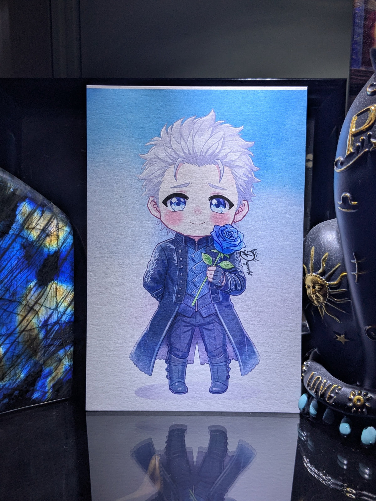 Vergil Chibi (Frozen Rose) - Devil May Cry - Print