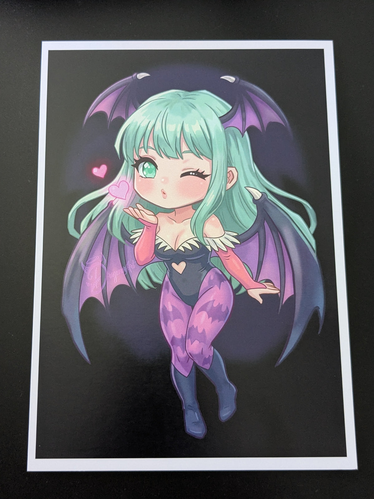 Morrigan Aensland Chibi - Print | Darkstalkers