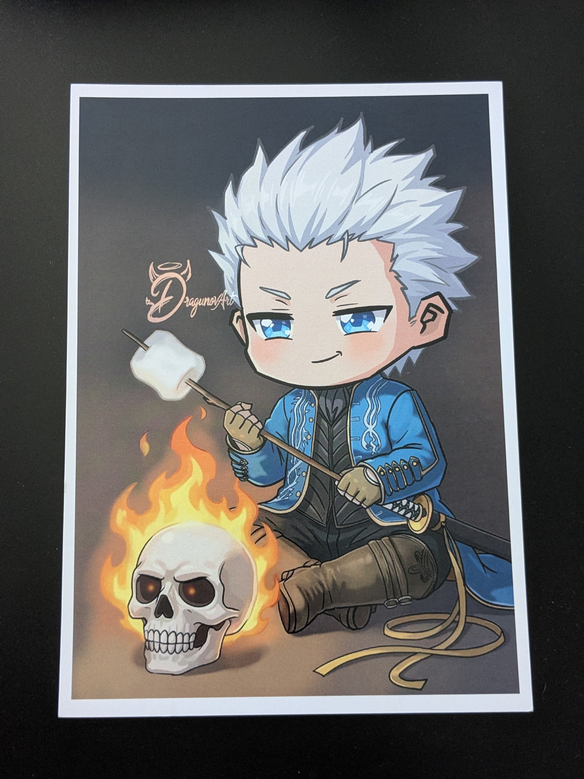 Vergil Chibi (Marshmallow) - Print | Devil May Cry