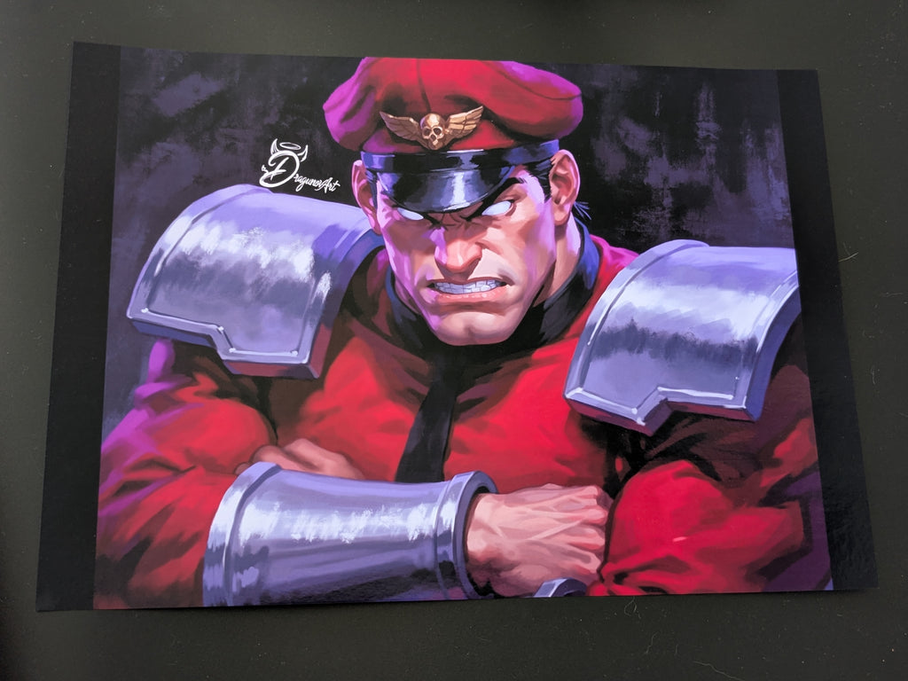 M.Bison (portrait) - Print | Street Fighter
