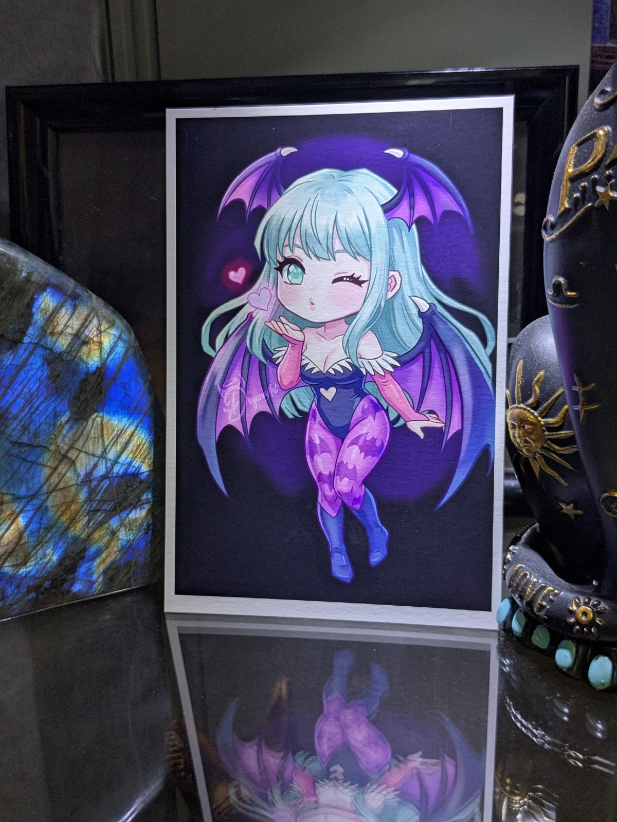 Morrigan Aensland Chibi - Print | Darkstalkers