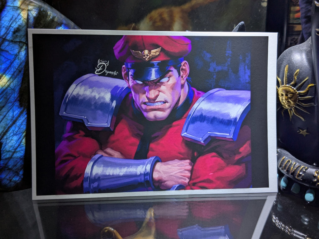 M.Bison (portrait) - Print | Street Fighter