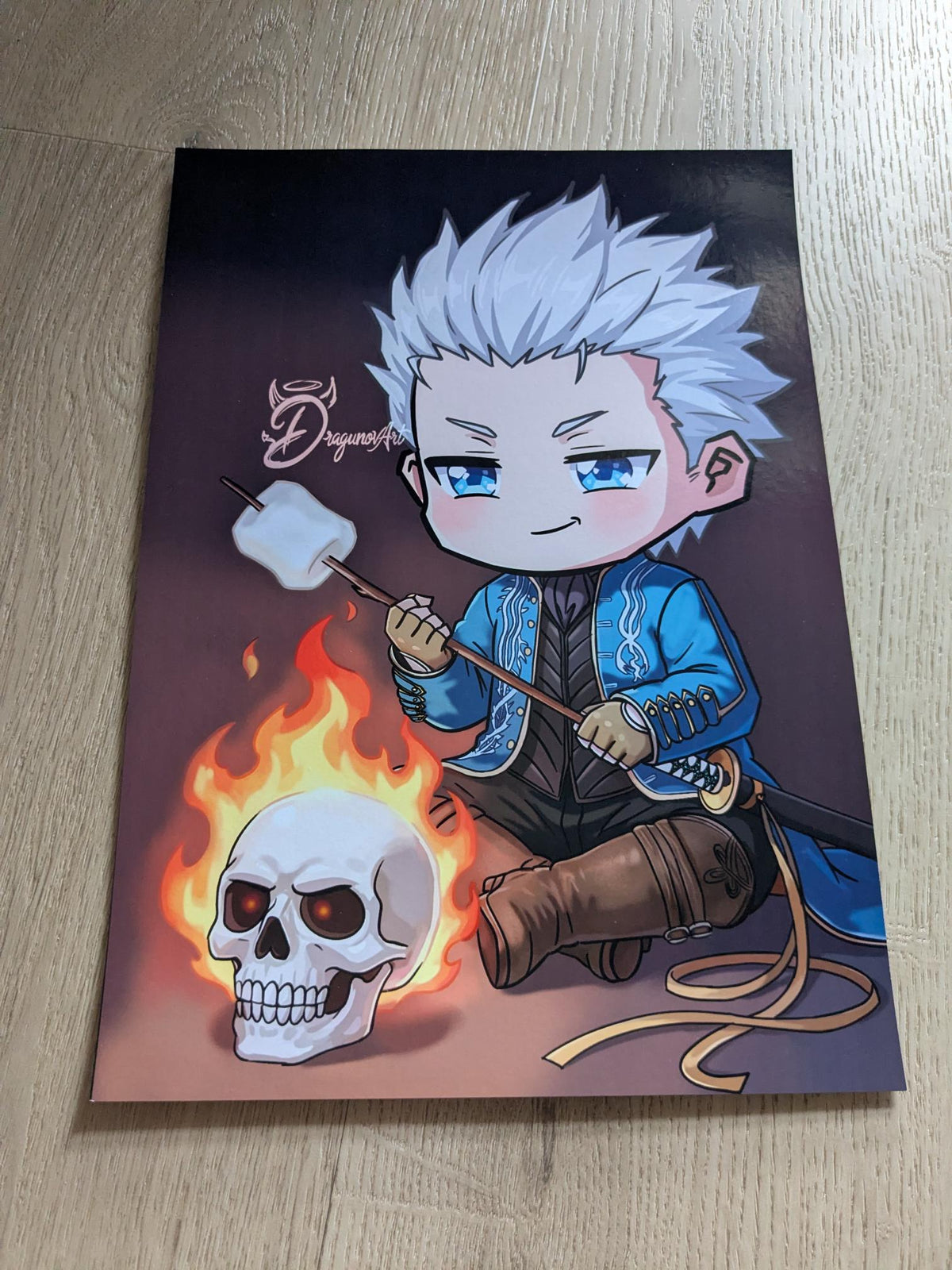 Vergil Chibi (Marshmallow) - Print | Devil May Cry