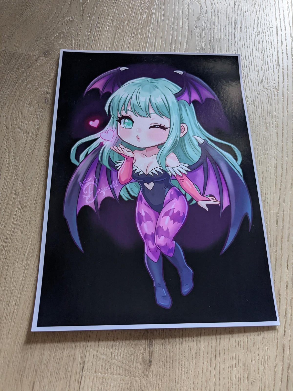 Morrigan Aensland Chibi - Print | Darkstalkers