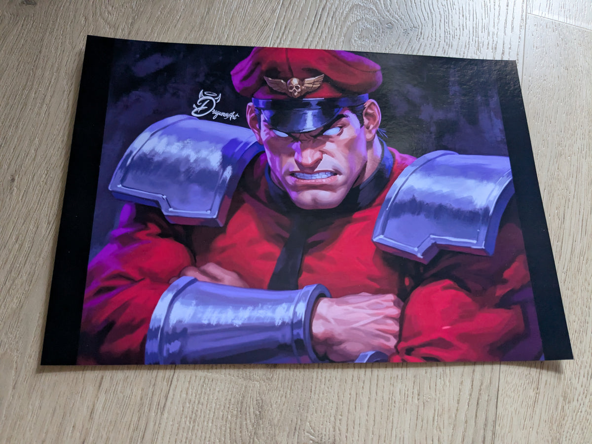 M.Bison (portrait) - Print | Street Fighter