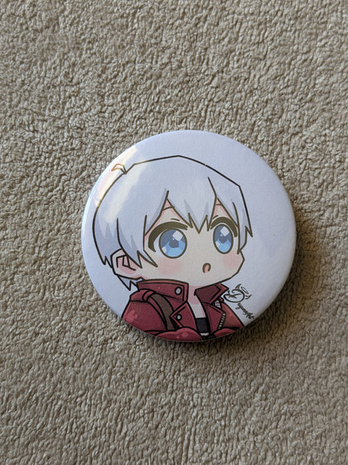 Dante Chibi (Chubby) - Devil May Cry - Metal Badge 58mm