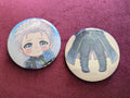 Vergil Chibi (Frozen Rose) - Pair of Metal Badges (2x 58mm)
