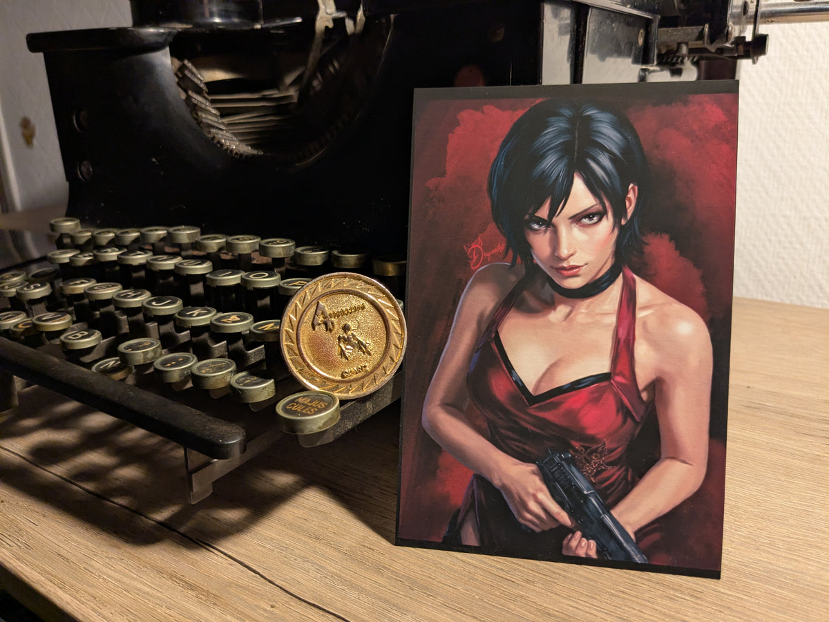 Ada Wong (Digital Painting) - Resident Evil - Print