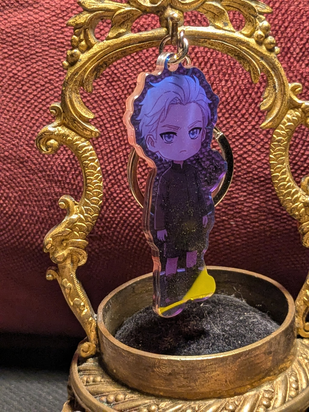 Kid Vergil Chibi - Devil May Cry - Holographic Acrylic Keychain