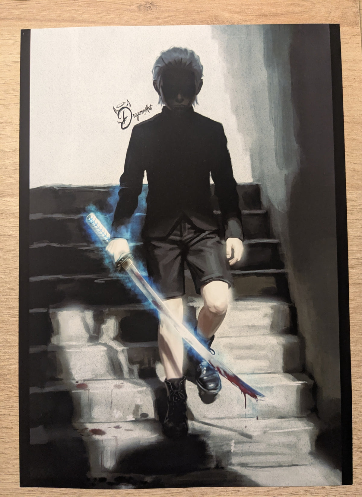 Vergil Sparda (Kid) x Stairs Print | Devil May Cry