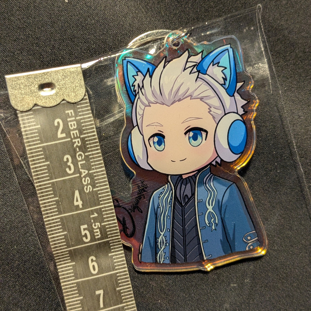 Vergil Chibi - Devil May Cry - Holographic Acrylic Keychain