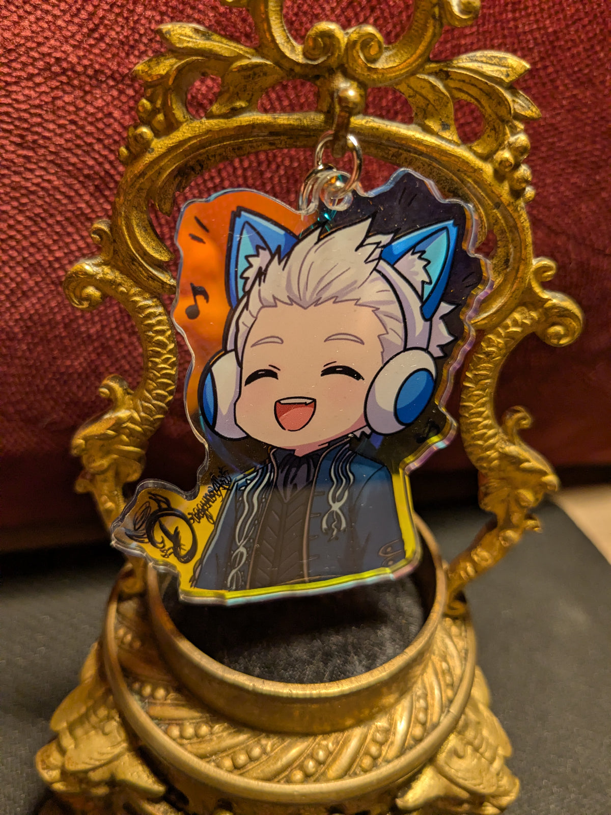 Vergil Chibi ver.2 - Devil May Cry - Holographic Acrylic Keychain