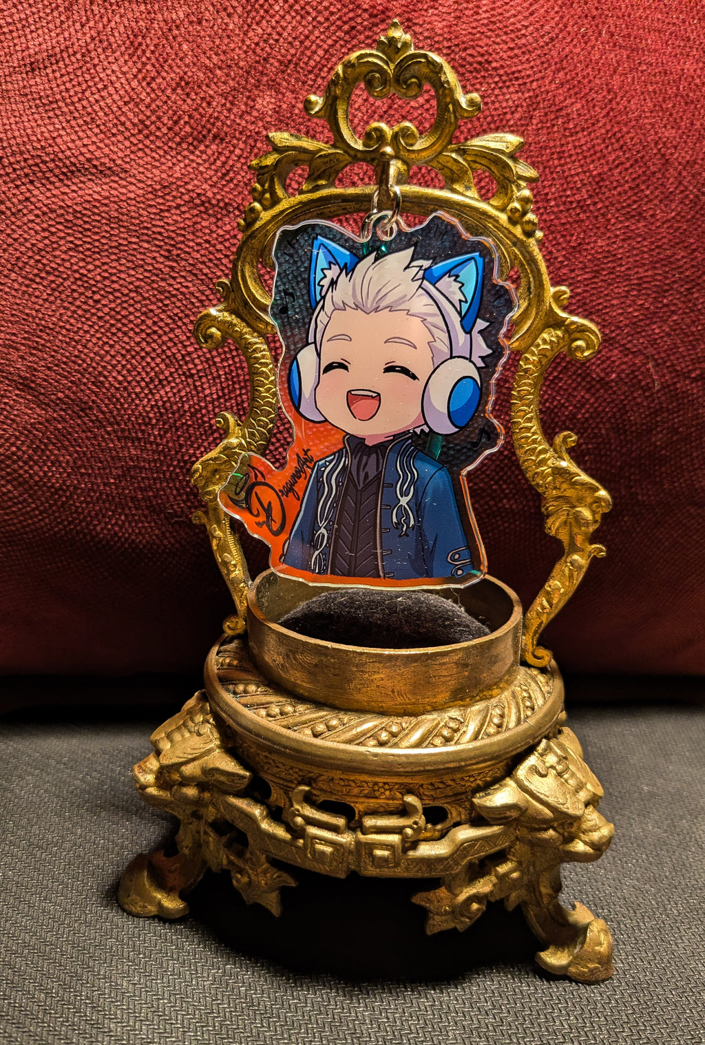 Vergil Chibi ver.2 - Devil May Cry - Holographic Acrylic Keychain