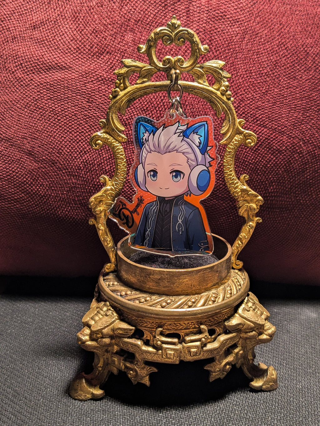 Vergil Chibi - Devil May Cry - Holographic Acrylic Keychain