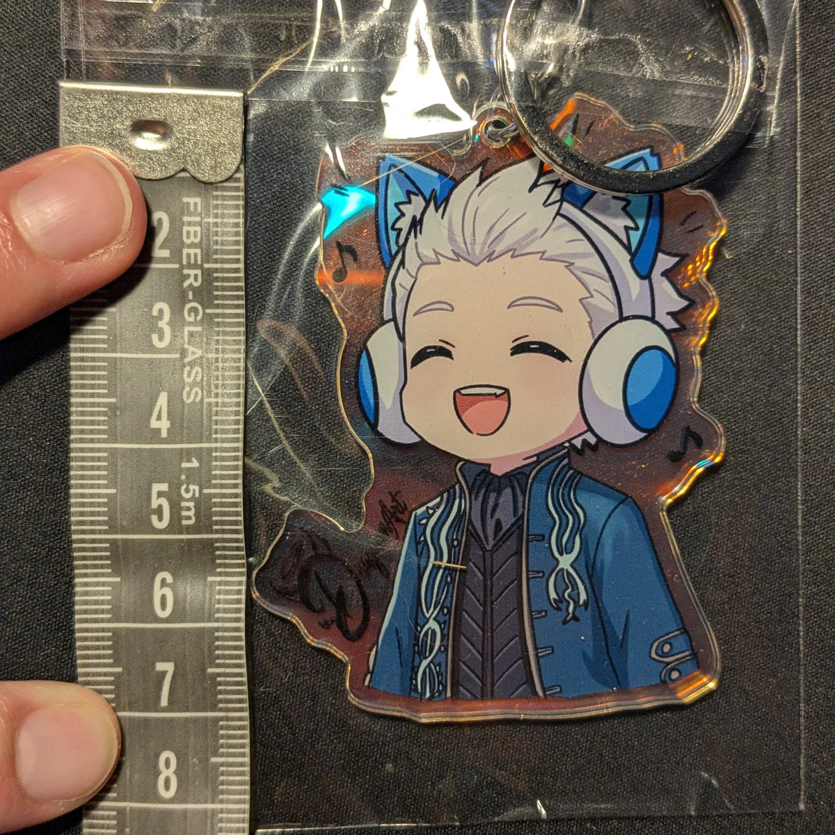 Vergil Chibi ver.2 - Devil May Cry - Holographic Acrylic Keychain