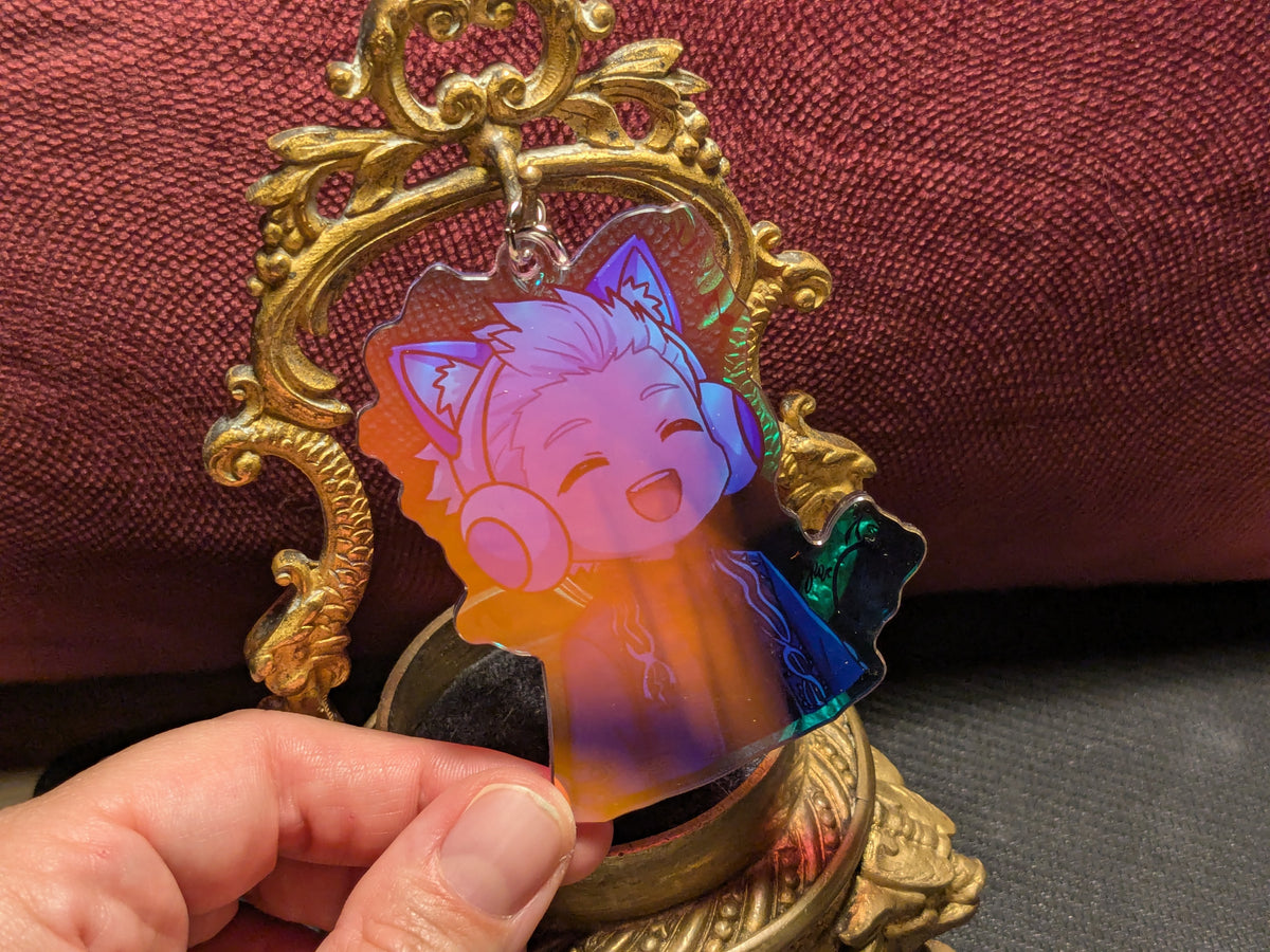 Vergil Chibi ver.2 - Devil May Cry - Holographic Acrylic Keychain