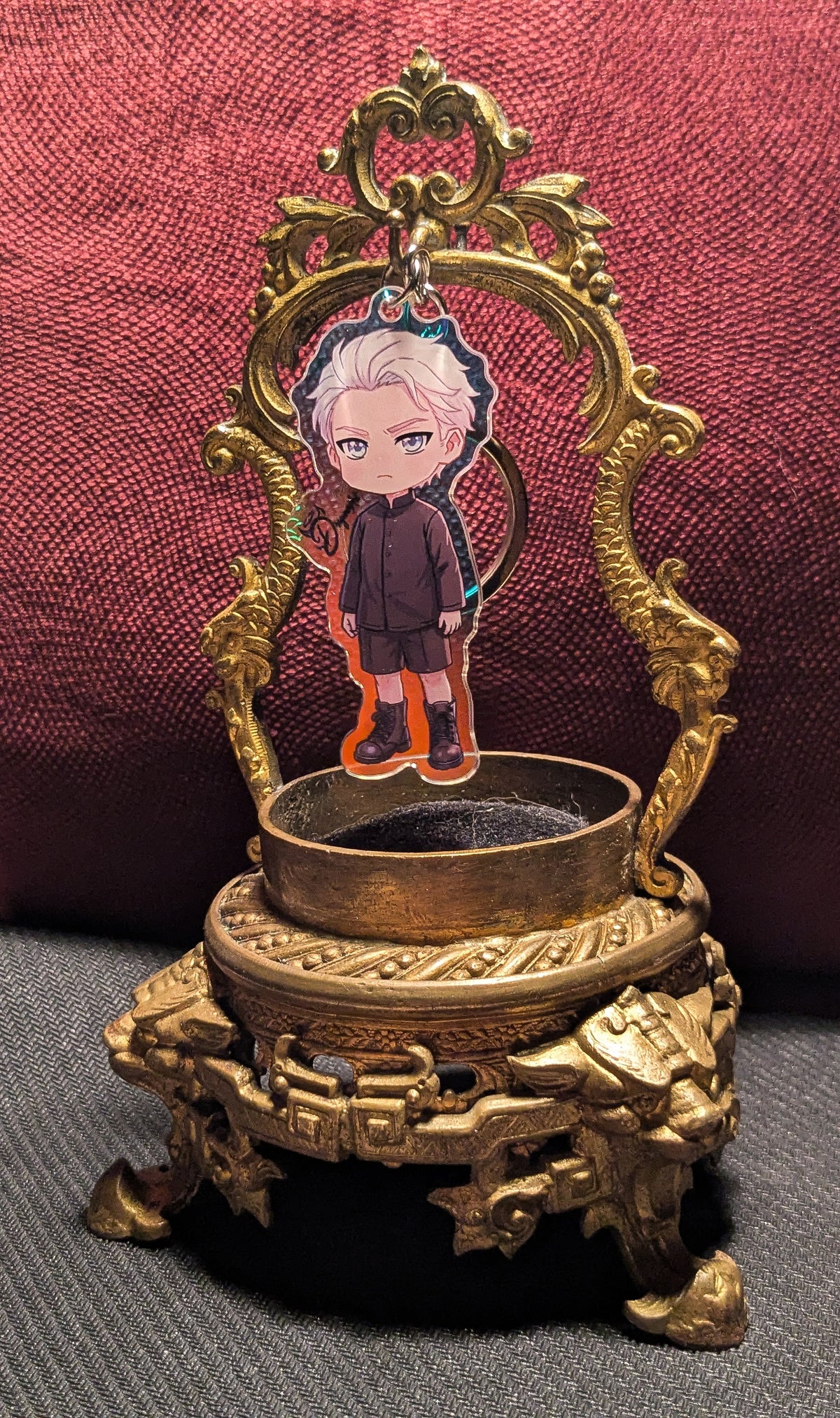 Kid Vergil Chibi - Devil May Cry - Holographic Acrylic Keychain